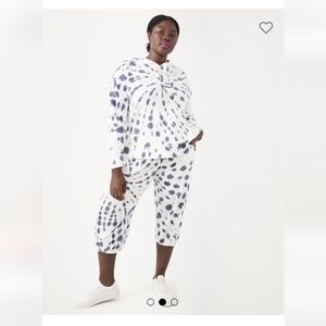 Tye Dye Sweat Quarter Length Pants